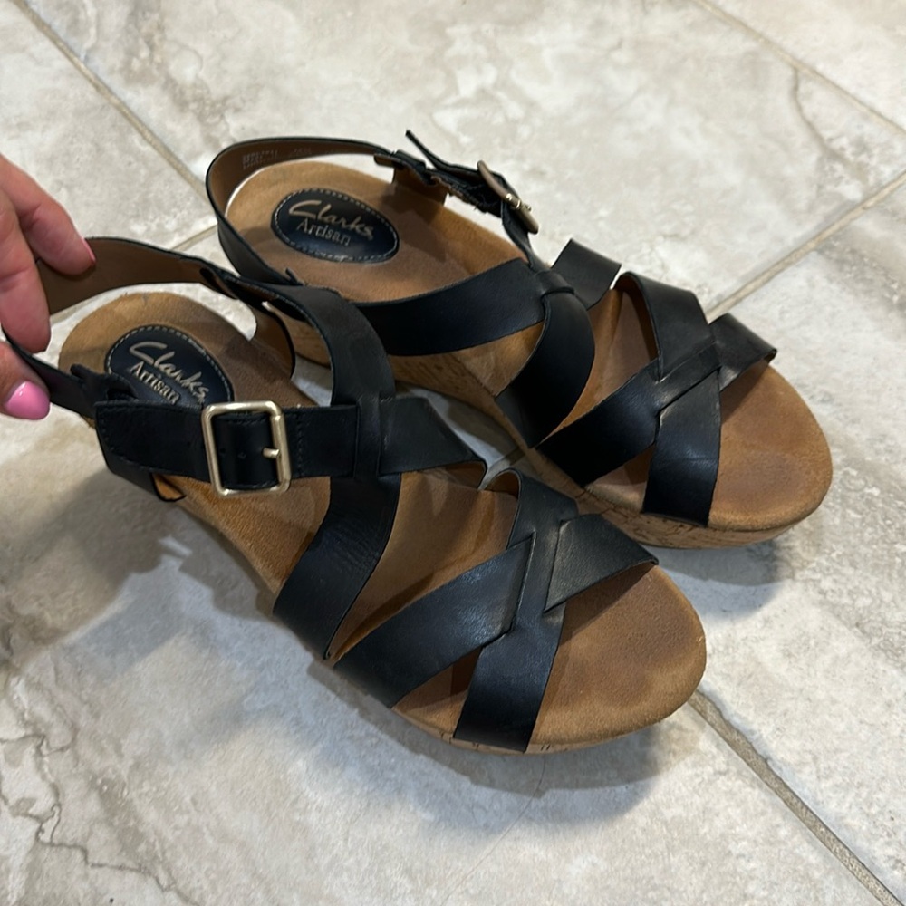 Clark’s Women’s Black Wedges